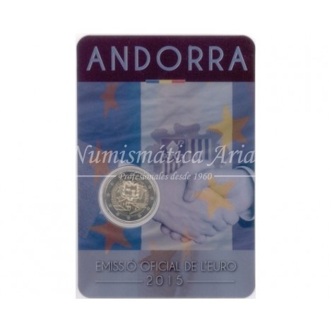 2€ 2015 Andorra - Acuerdo aduanero