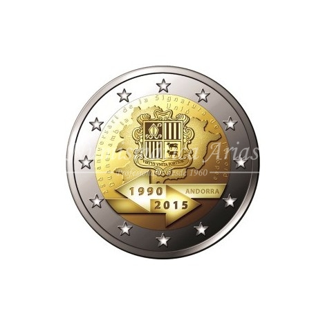 2€ 2015 Andorra - Acuerdo aduanero