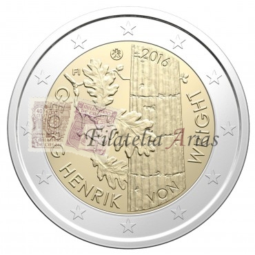 2€ 2016 Finlandia - Georg Henrik von Wright