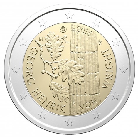 2€ 2016 Finlandia - Georg Henrik von Wright