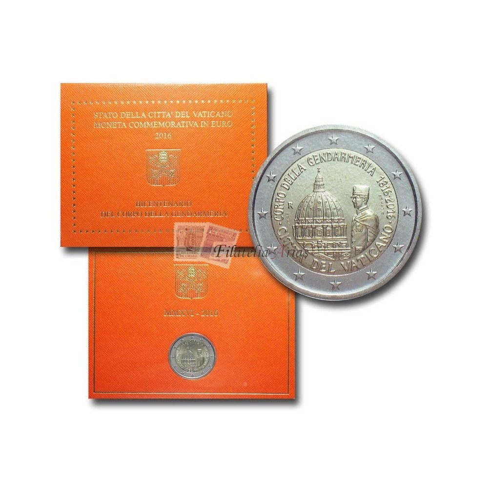 2€ 2016 Vaticano - Gendarmería