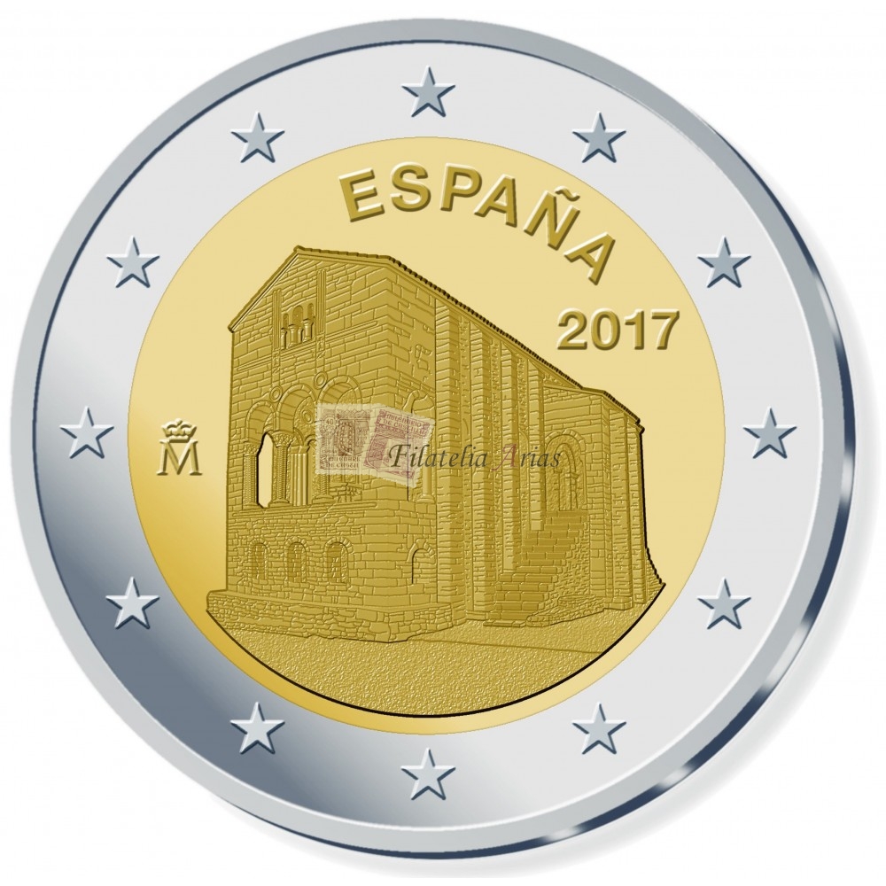 2€ 2017 España - Sta. Mª del Naranco