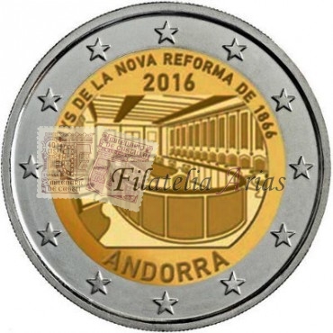 2€ 2016 Andorra - Reforma 1866