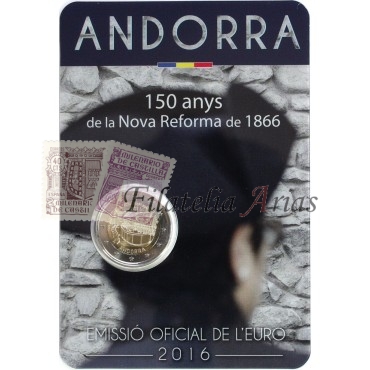 2€ 2016 Andorra - Reforma 1866