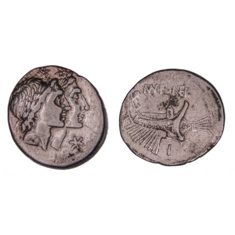 Fonteia. Denario (114-113 a.C.)
