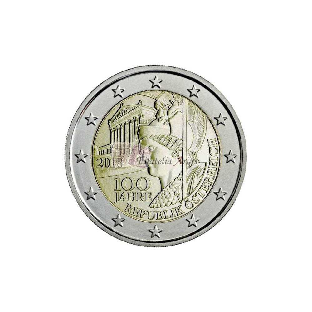 2€ 2018 Austria - 100º República