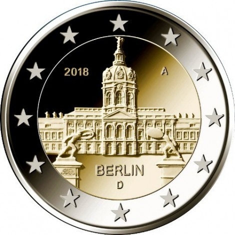 2€ 2018 Alemania - Charlottenburg (5 cecas)