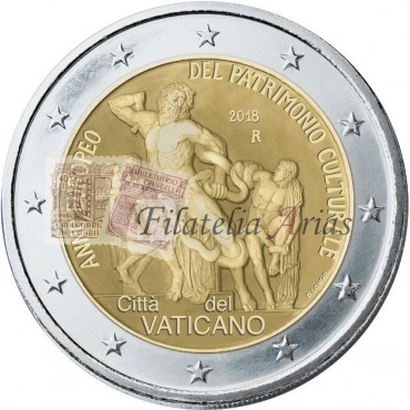 2€ 2018 Vaticano - Patrimonio cultural