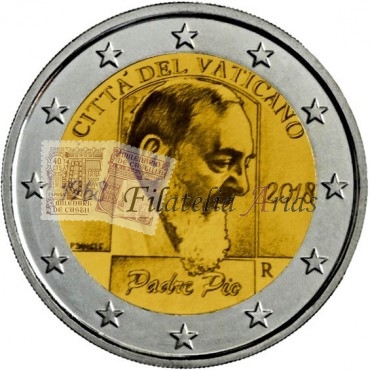 2€ 2018 Vaticano - Padre Pío