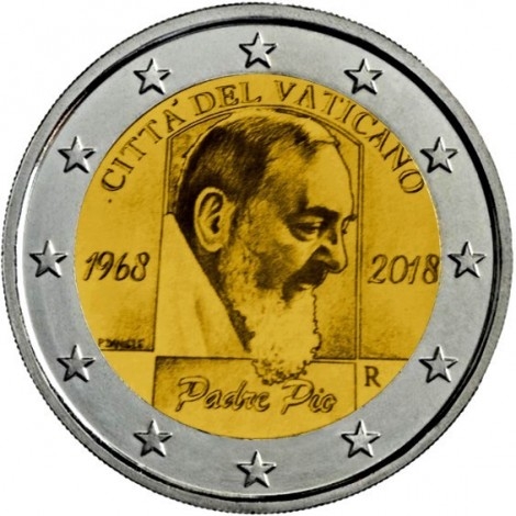 2€ 2018 Vaticano - Padre Pío