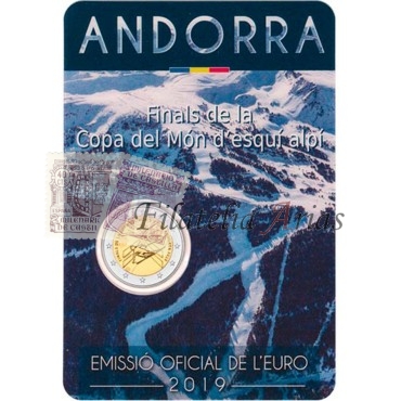 2€ 2019 Andorra - Esquí alpino
