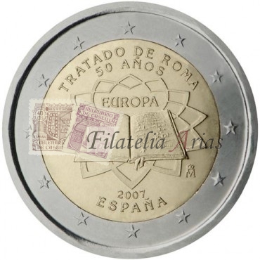 2€ 2007 España - Tratado Roma