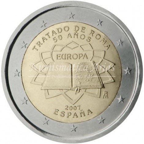 2€ 2007 España - Tratado Roma