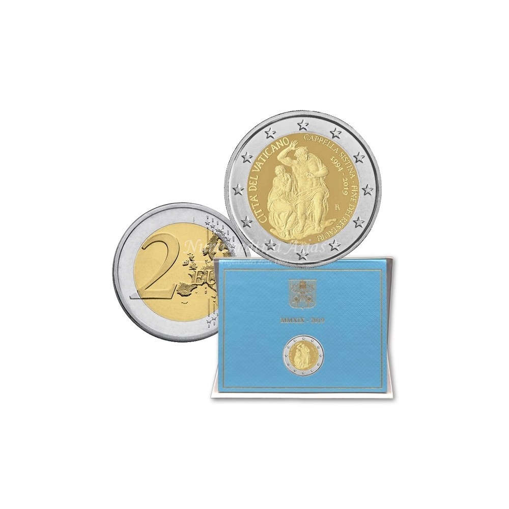 2€ 2019 Vaticano - Capilla Sixtina