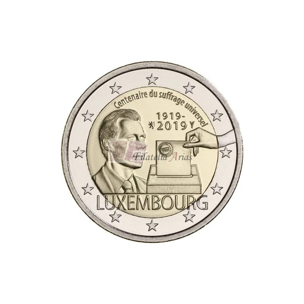 2€ 2019 Luxemburgo - Sufragio