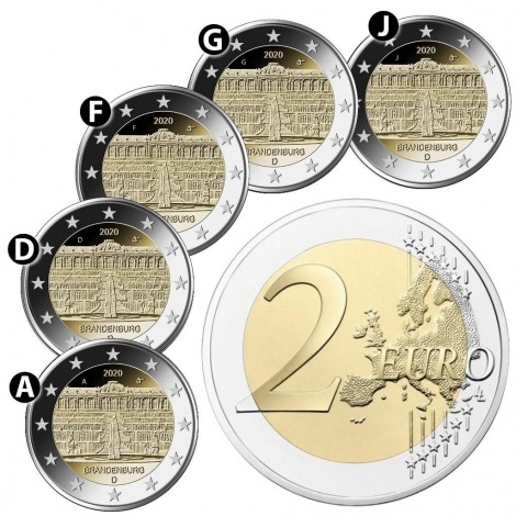 2€ 2020 Alemania - Brandeburgo