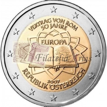 2€ 2007 Austria - Tratado de Roma