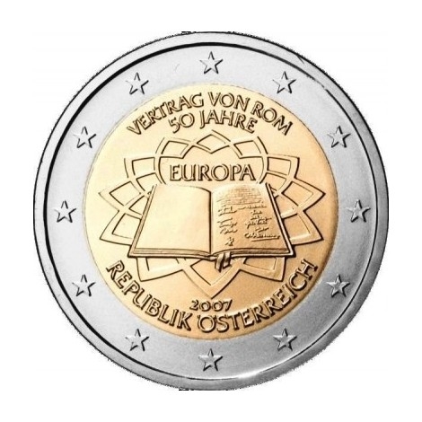 2€ 2007 Austria - Tratado de Roma