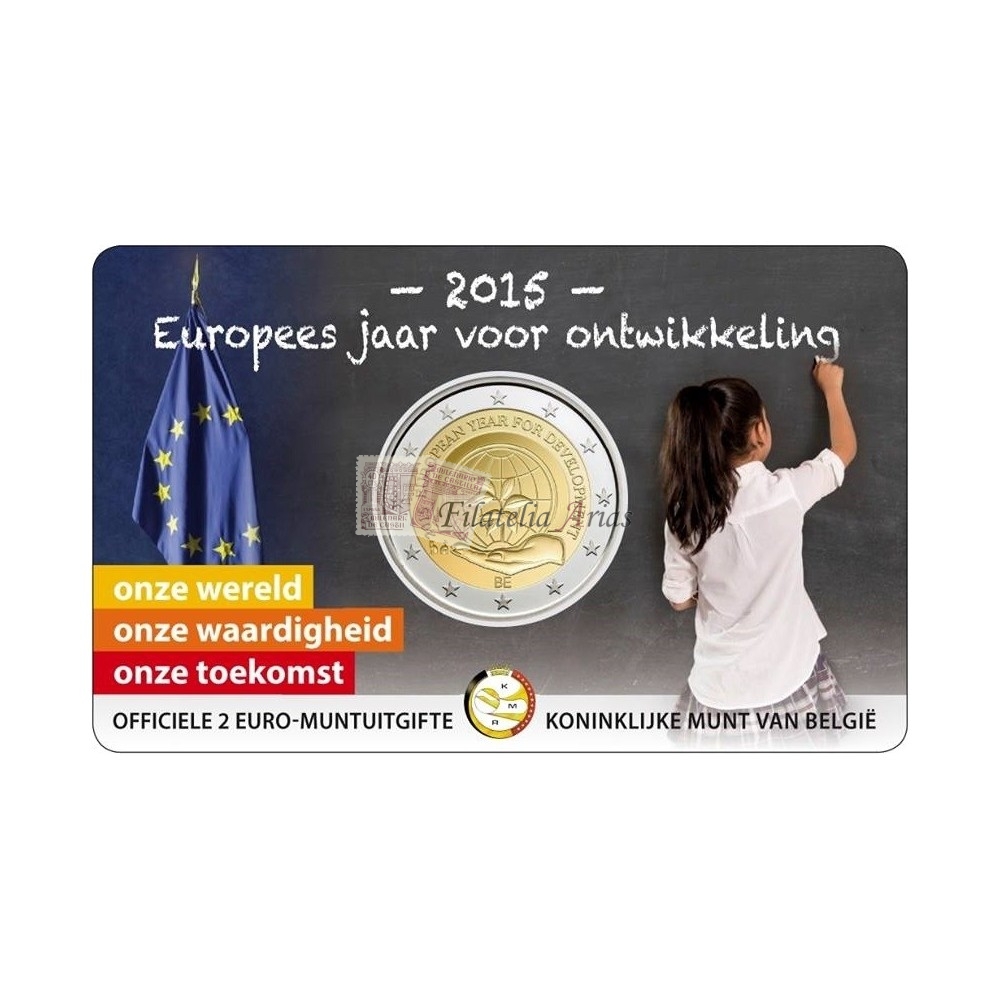 2€ 2015 Bélgica - Año europeo del desarrollo