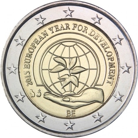 2€ 2015 Bélgica - Año europeo del desarrollo
