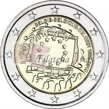2€ 2015 Bélgica - Bandera europea