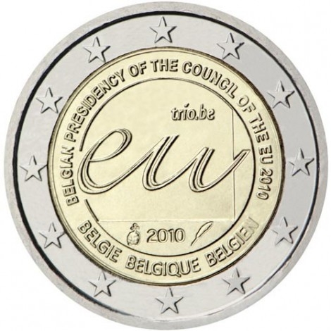 2€ 2010 Bélgica - Presidencia Unión Europea.