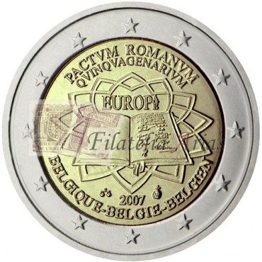 2€ 2007 Bélgica - Tratado de Roma
