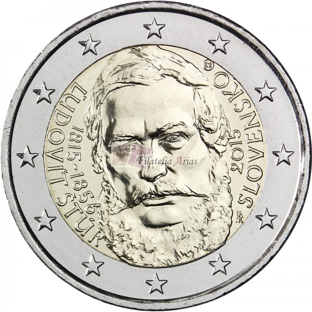 2€ 2015 Eslovaquia - Ľudovít Štúr