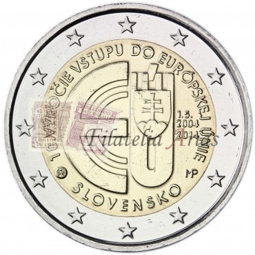 2€ 2014 Eslovaquia - Entrada unión europea