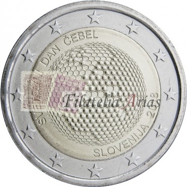2€ 2018 Eslovenia - Abejas