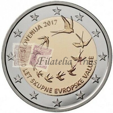 2€ 2017 Eslovenia - 10º ani. Euro