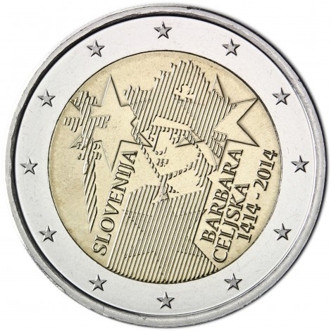 2€ 2014 Eslovenia - Barbara Celje