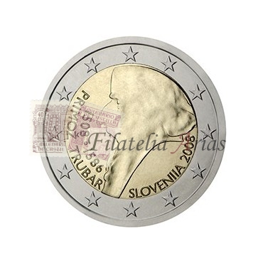 2€ 2008 Eslovenia - Primož Trubar