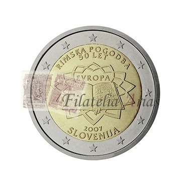 2€ 2007 Eslovenia - Tratado de Roma