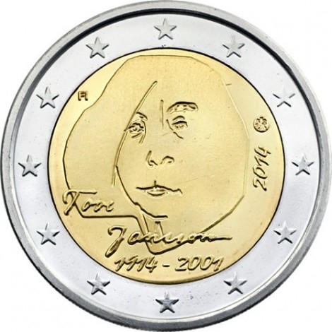 2€ 2014 Finlandia - Tove Jansson
