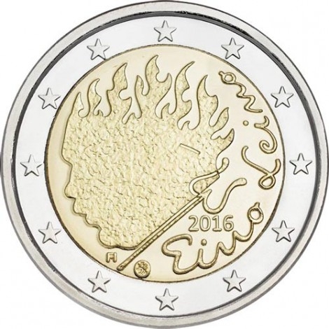 2€ 2016 Finlandia - Eino Leino