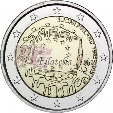 2€ 2015 Finlandia - Bandera europea