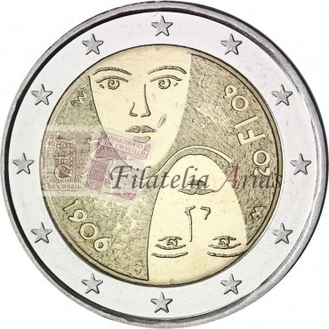 2€ 2006 Finlandia - Sufragio universal