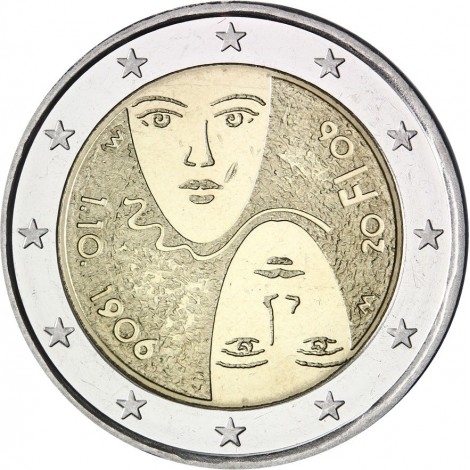 2€ 2006 Finlandia - Sufragio universal