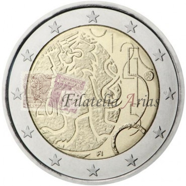 2€ 2010 Finlandia - Decreto de 1860