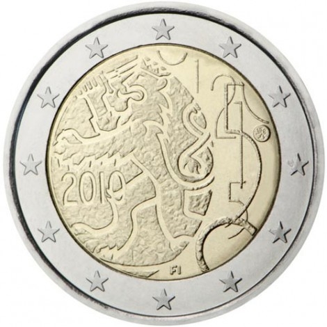 2€ 2010 Finlandia - Decreto de 1860