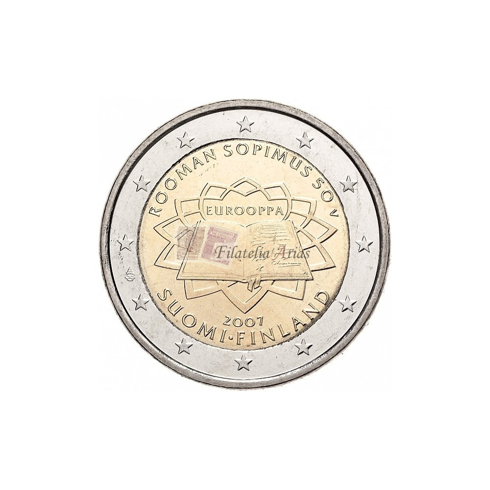 2€ 2007 Finlandia - Tratado de Roma