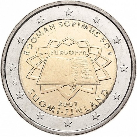 2€ 2007 Finlandia - Tratado de Roma