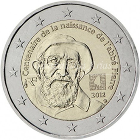 2€ 2012 Francia - Abbé Pierre