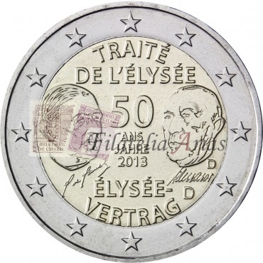 2€ 2013 Francia - Tratado del Elíseo