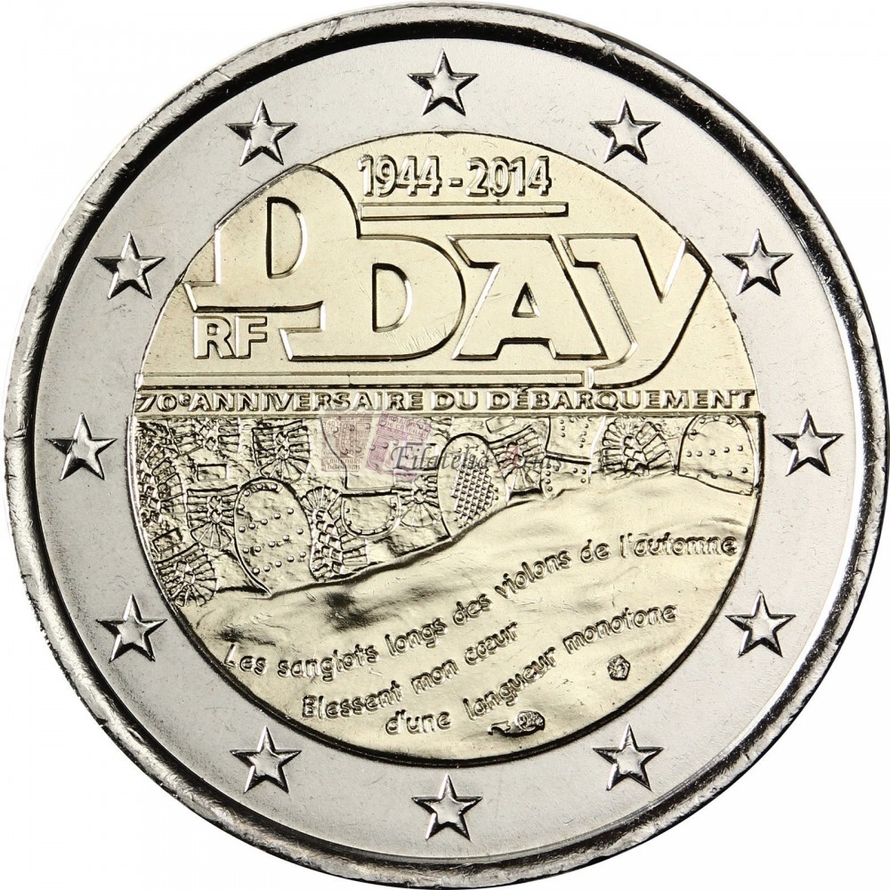 2€ 2014 Francia - Día D