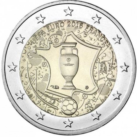 2€ 2016 Francia - Eurocopa