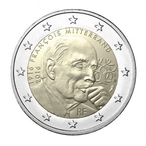 2€ 2016 Francia - François Mitterrand