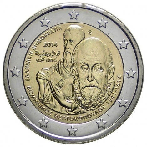 2€ 2014 Grecia - Domenikos Theotokopoulos