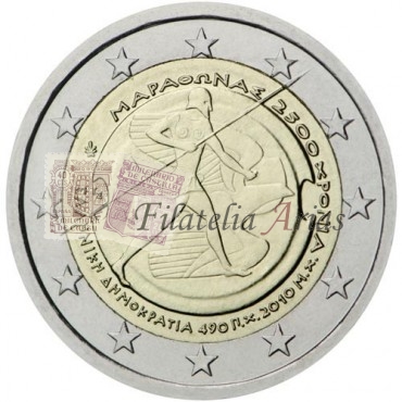 2€ 2010 Grecia - Batalla de Maratón